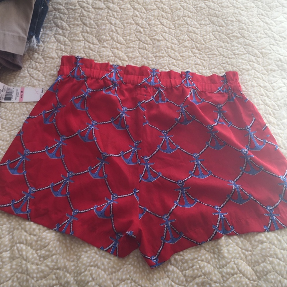 ❤️Mudpie Anchor Print ⚓️ Shorts Sz L (12-14)💙 - Picture 3 of 8